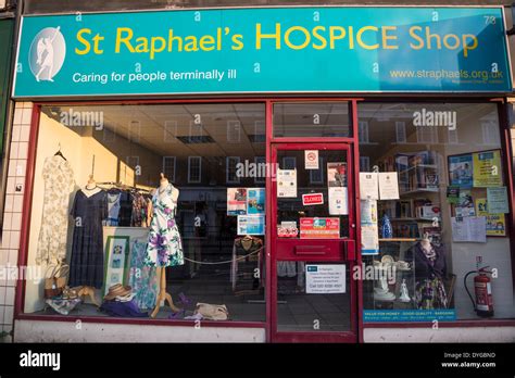 St Raphael's Hospice Charity Shops Map.
